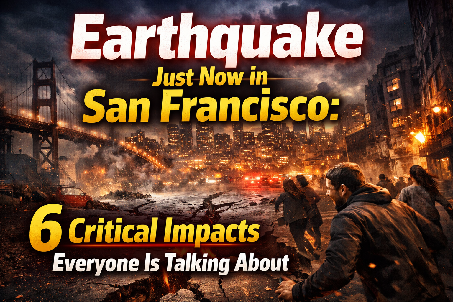 Earthquake Just Now in San Francisco