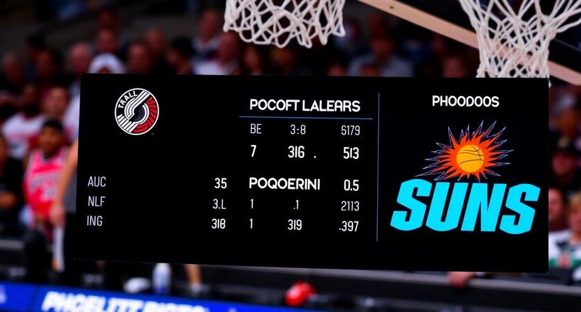 Trail Blazers vs Suns